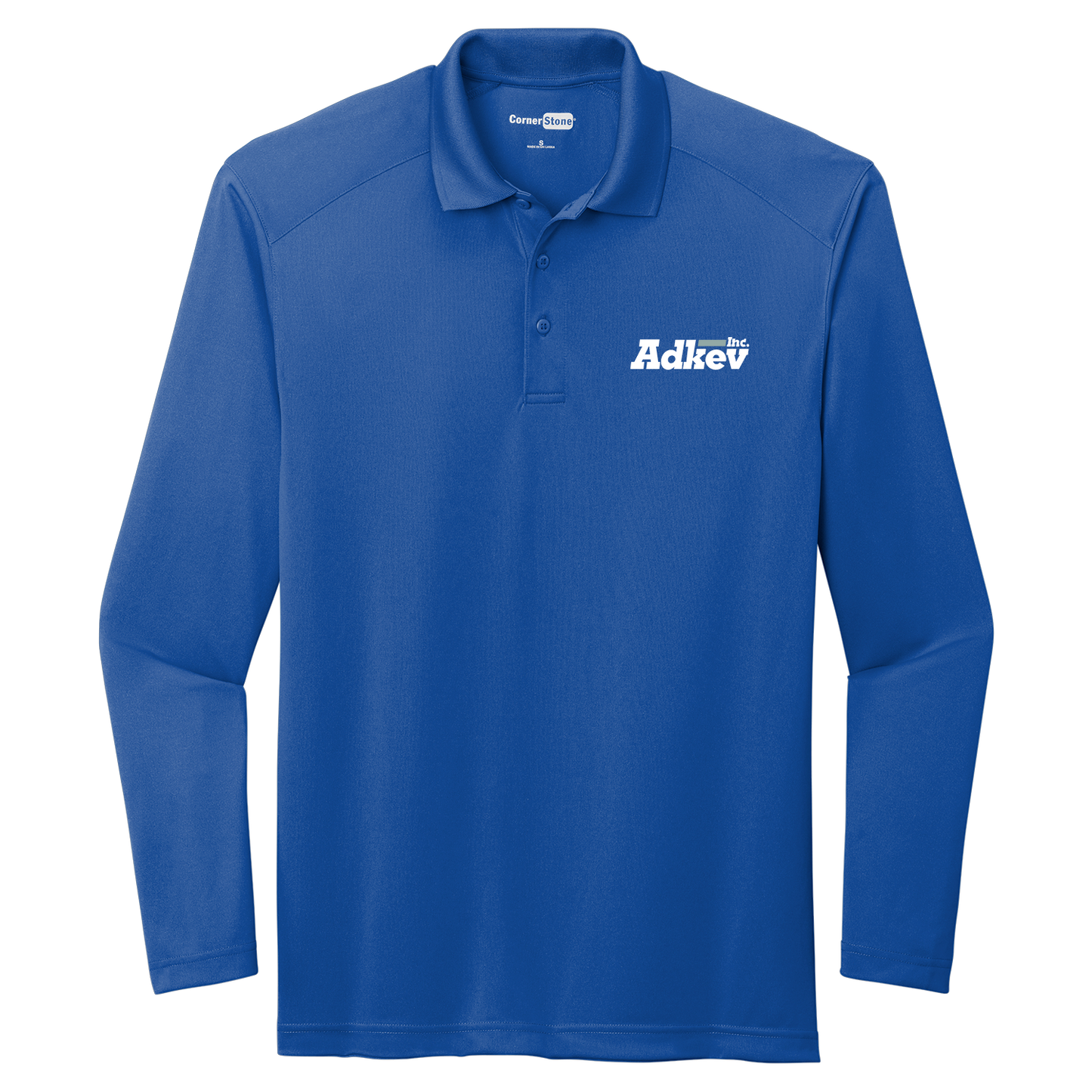 Adkev Employee CS418LS CornerStone Lightweight Long Sleeve Polo