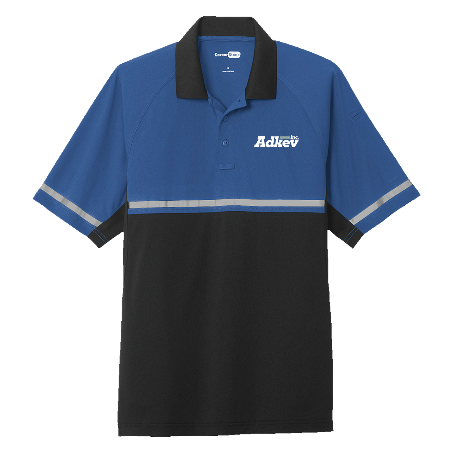 Adkev Employee CS423 Corner Stone Lightweight Enhanced Visibility Polo
