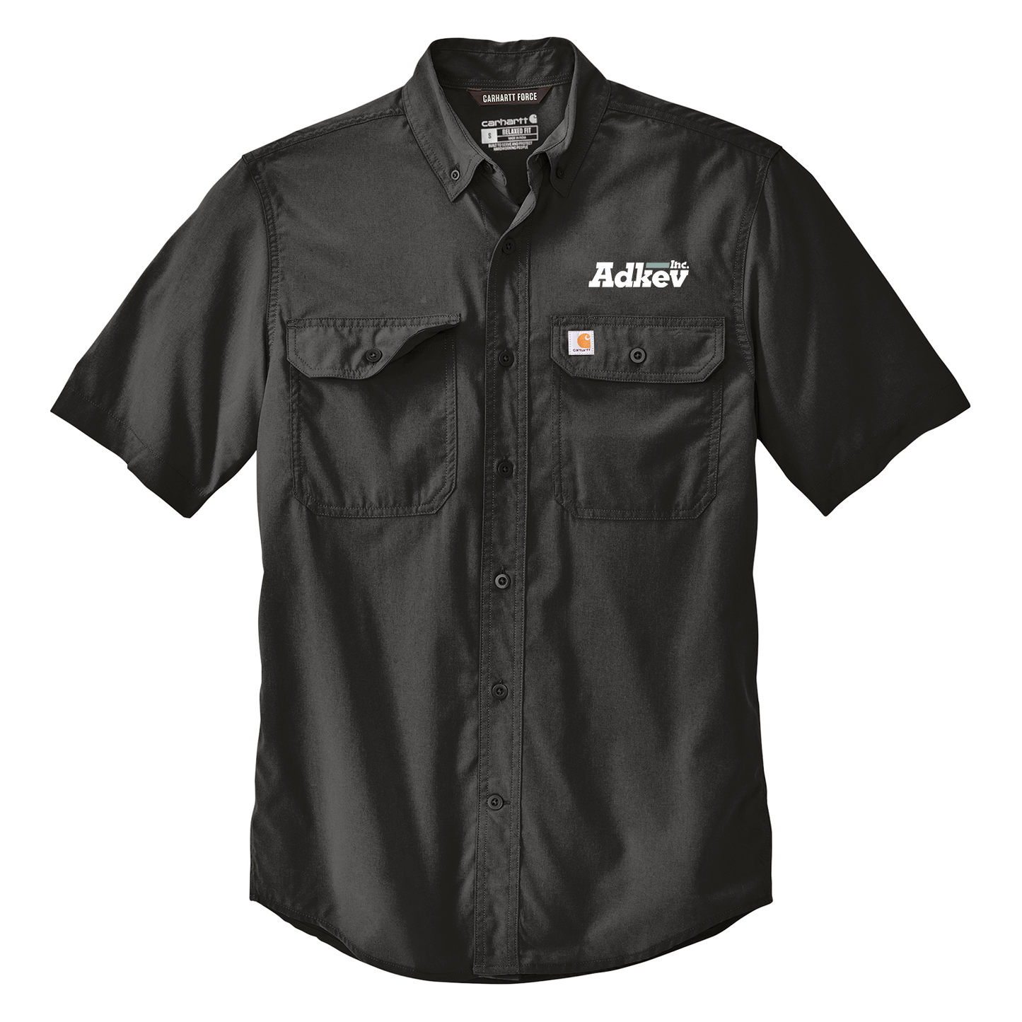 Adkev Employee CT105292 Carhartt Solid Short Sleeve Shirt