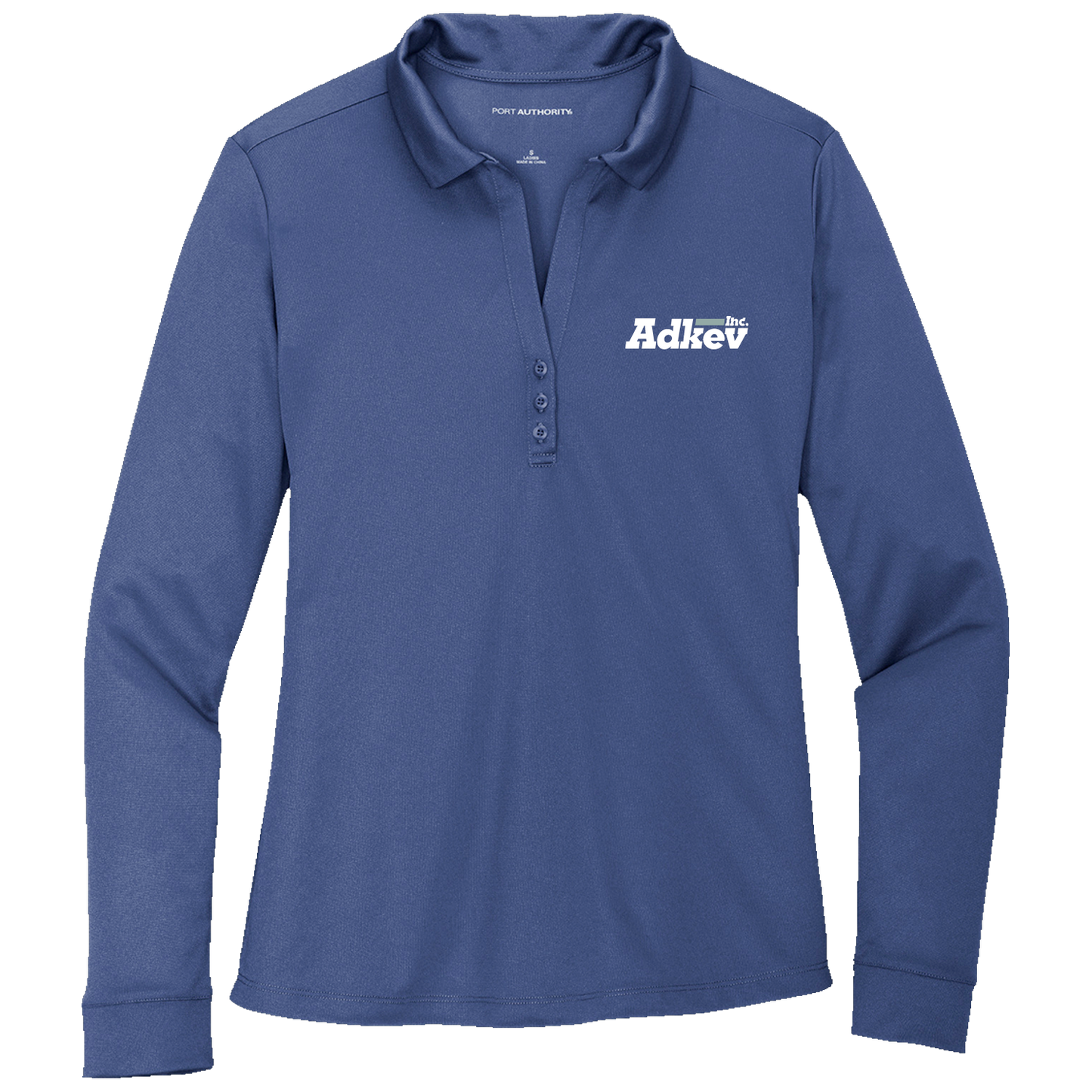 Adkev Employee L540LS Port Authority Women's Long Sleeve Polo