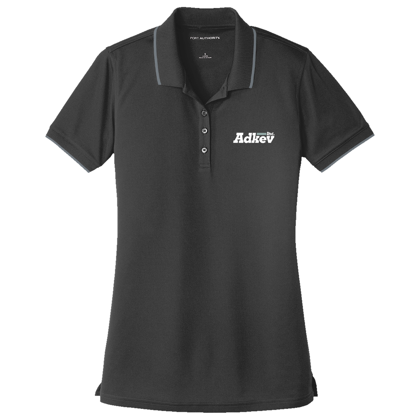 Adkev Employee LK111 Port Authority Women's UV Micro-Mesh Tipped Polo