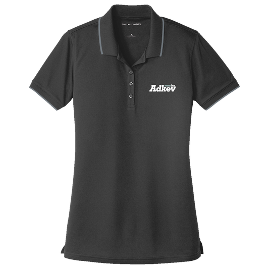 Adkev Employee LK111 Port Authority Women's UV Micro-Mesh Tipped Polo