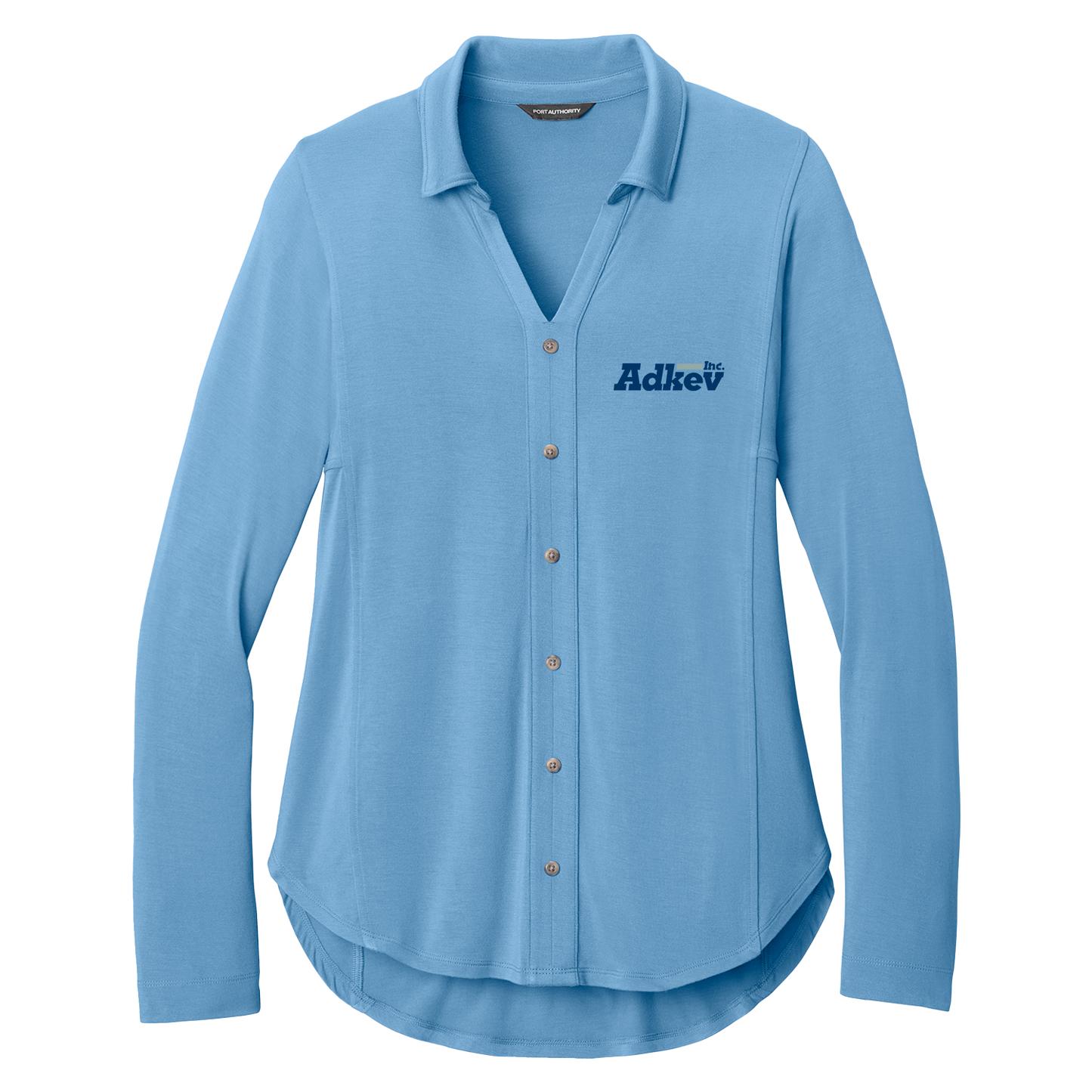 Adkev LK5602 Port Authority Women’s Luxe Knit Button Tunic