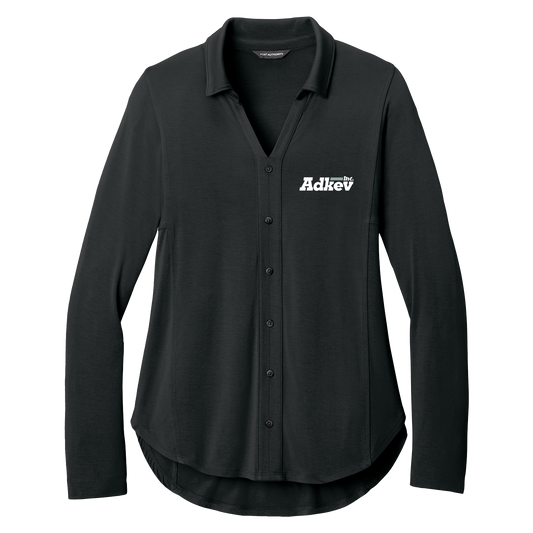Adkev LK5602 Port Authority Women’s Luxe Knit Button Tunic