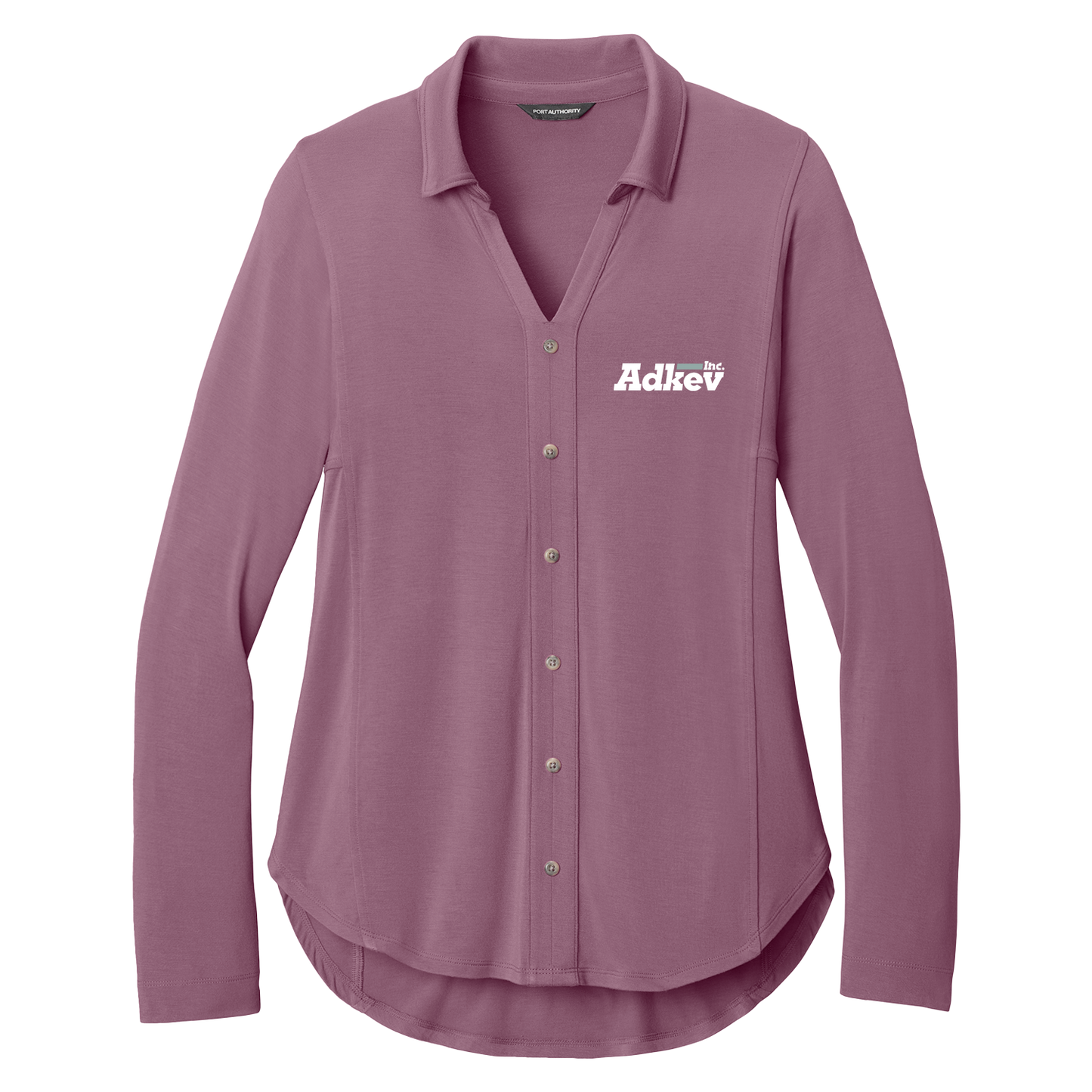 Adkev Employee LK5602 Port Authority Women’s Luxe Knit Button Tunic
