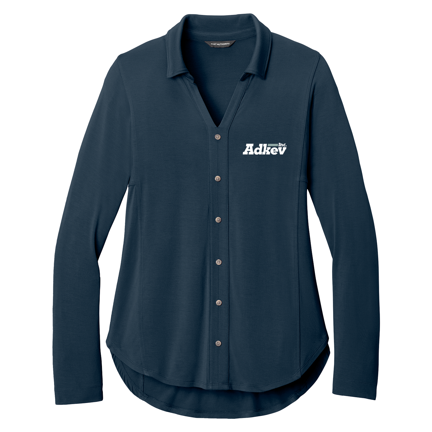 Adkev LK5602 Port Authority Women’s Luxe Knit Button Tunic