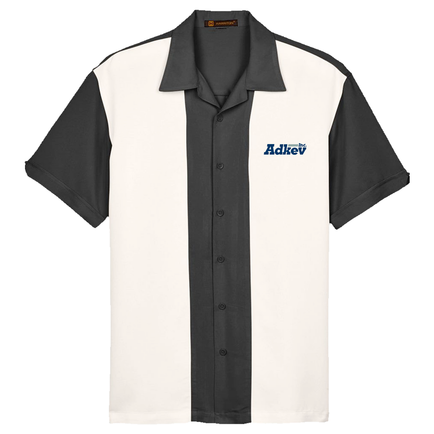 Adkev Employee M575 Men's Short Sleeve Two-Tone Camp  Shirt
