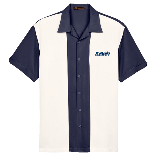 Adkev Employee M575 Men's Short Sleeve Two-Tone Camp  Shirt