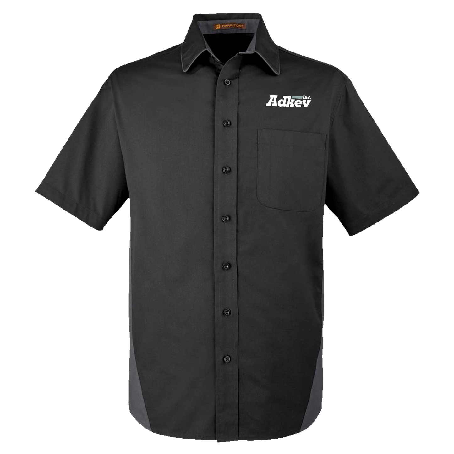 Adkev M586 Men's Color Block Short Sleeve Shirt