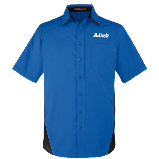 Adkev M586 Men's Color Block Short Sleeve Shirt
