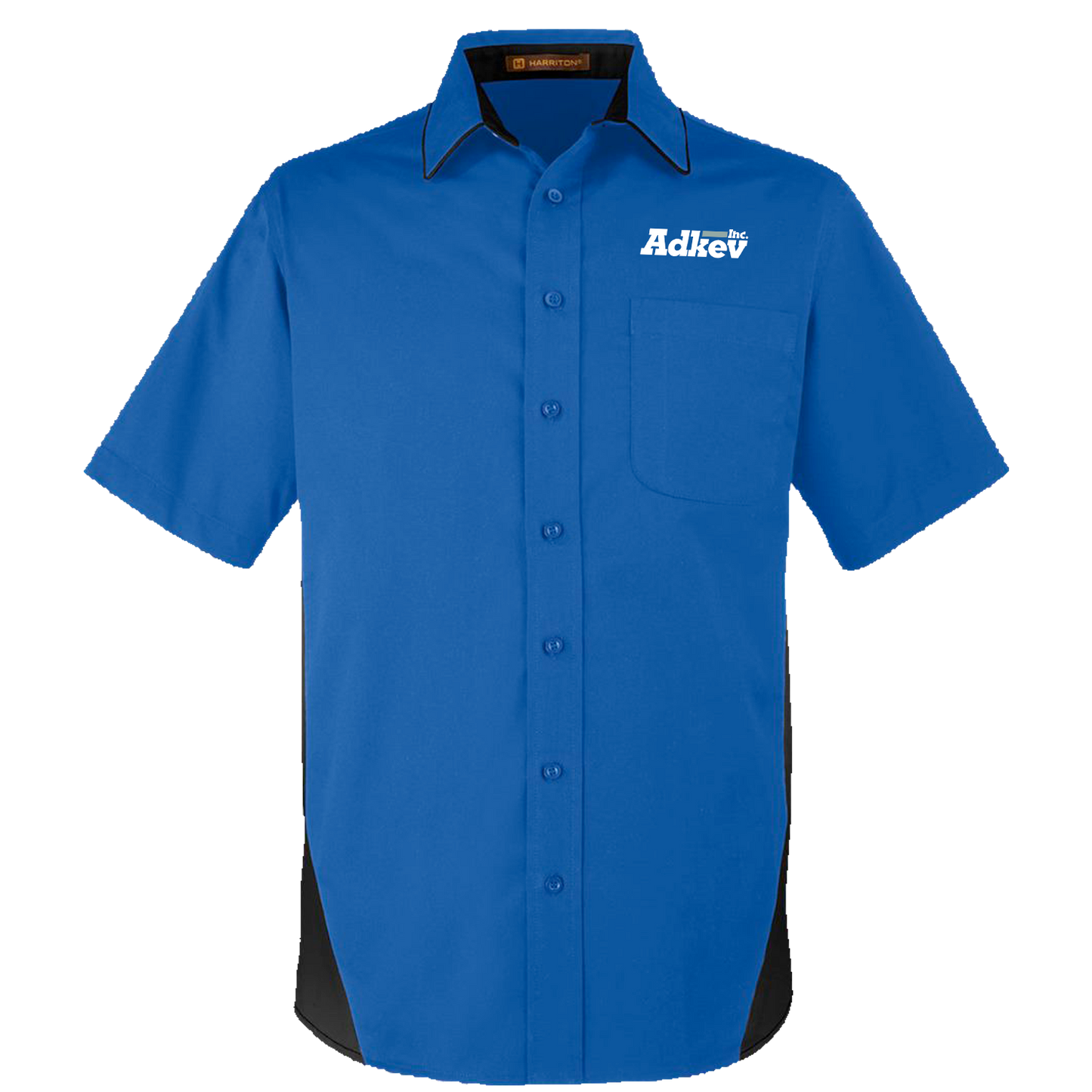 Adkev Employee M586 Men's Color Block Short Sleeve Shirt