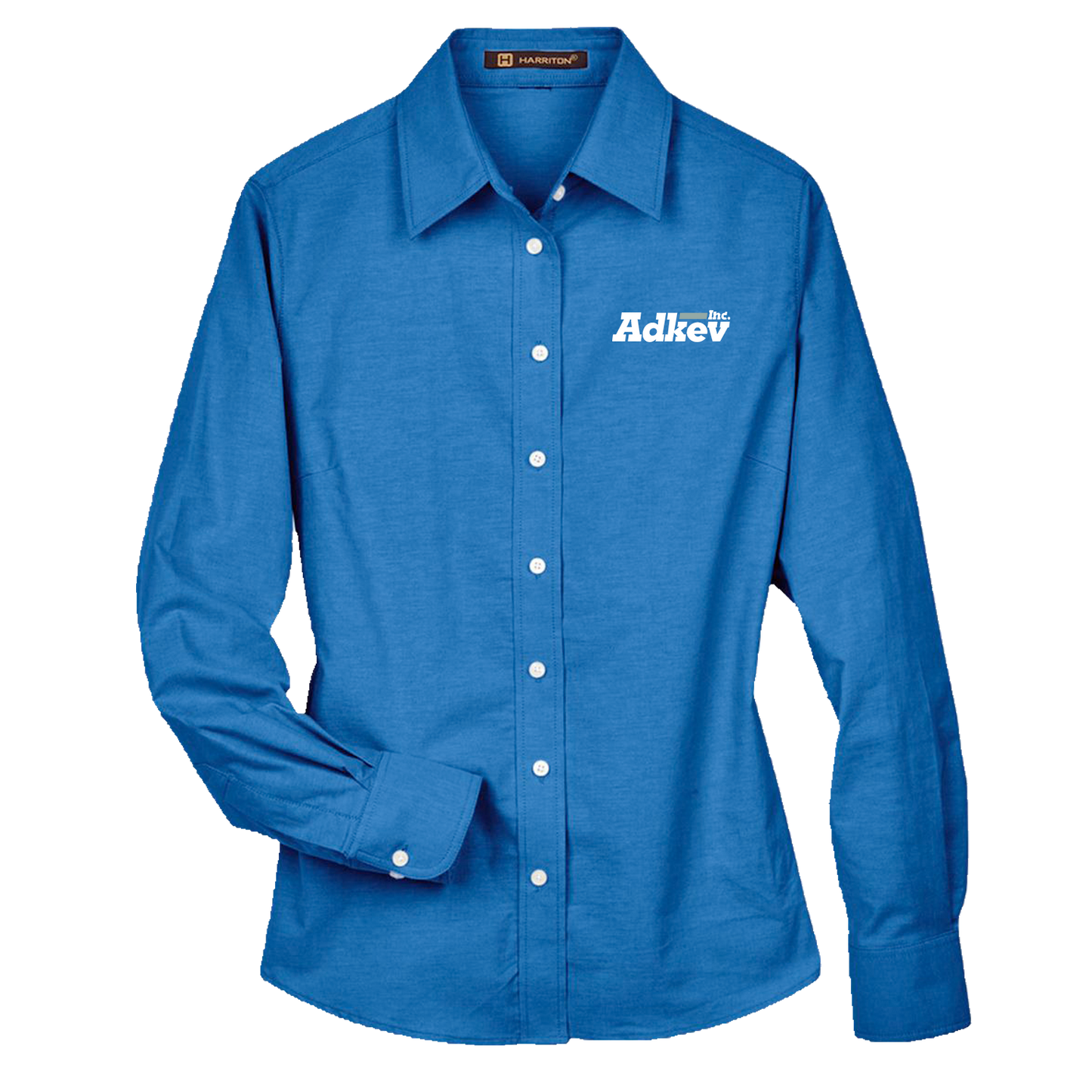 Adkev Employee M600W Harriton Women's Long Sleeve Oxford Shirt