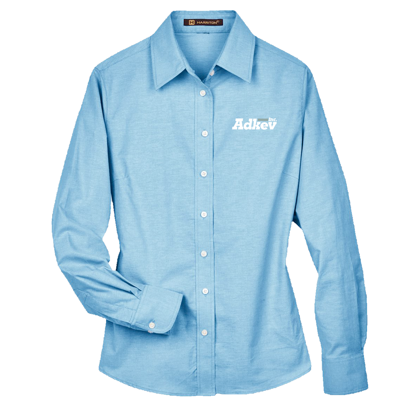 Adkev Employee M600W Harriton Women's Long Sleeve Oxford Shirt