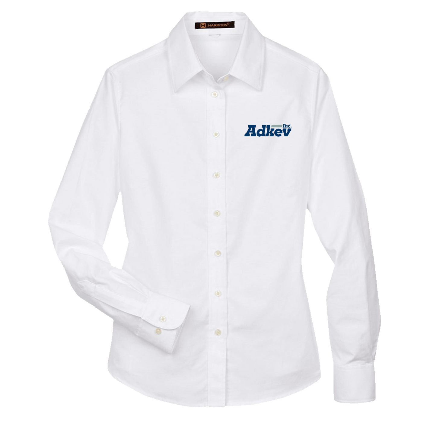 Adkev Employee M600W Harriton Women's Long Sleeve Oxford Shirt