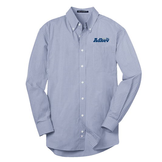 Adkev S639 Port Authority Plaid Pattern Easy Care Shirt