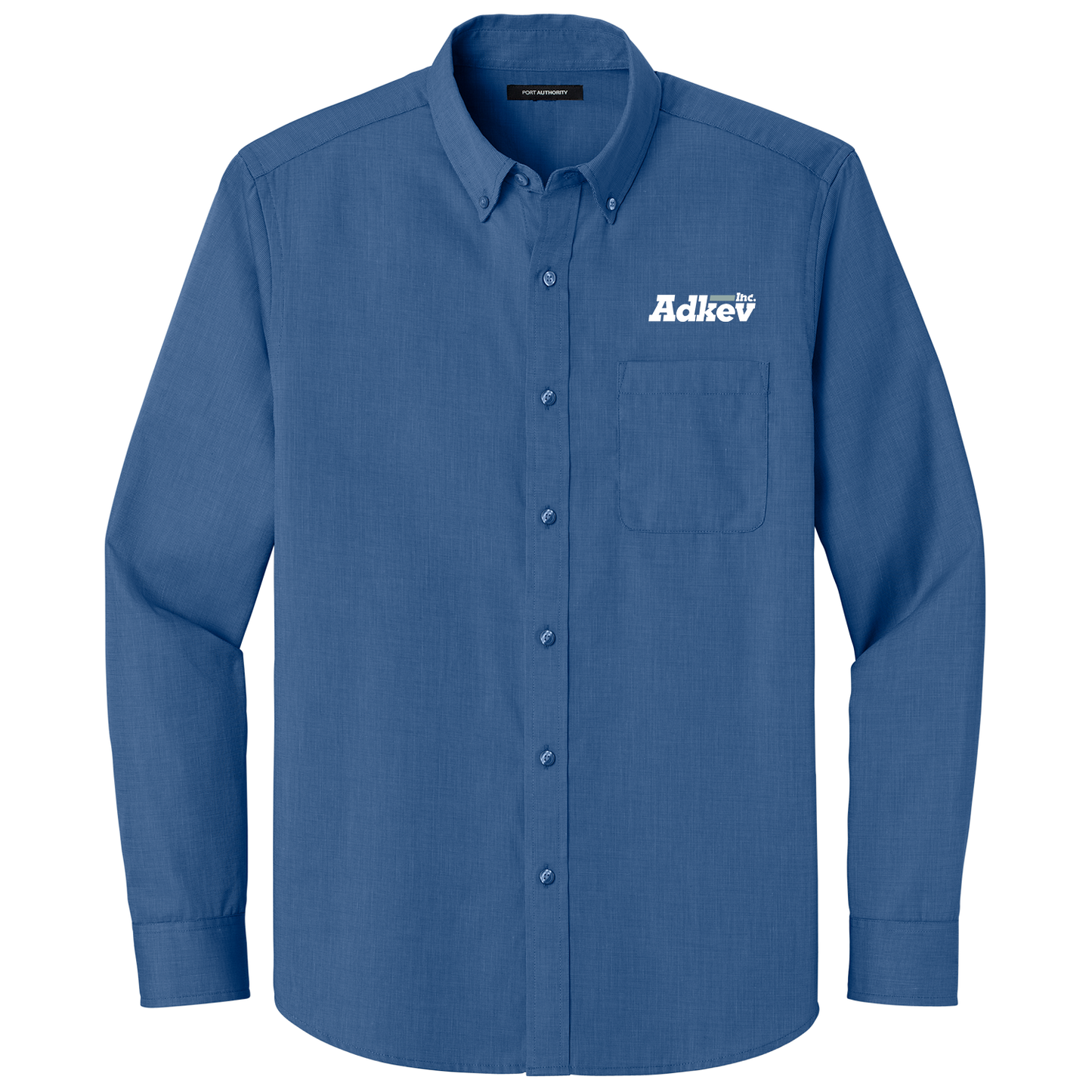 Adkev W816 Port Authority Long Sleeve Nailhead Easy Care Shirt