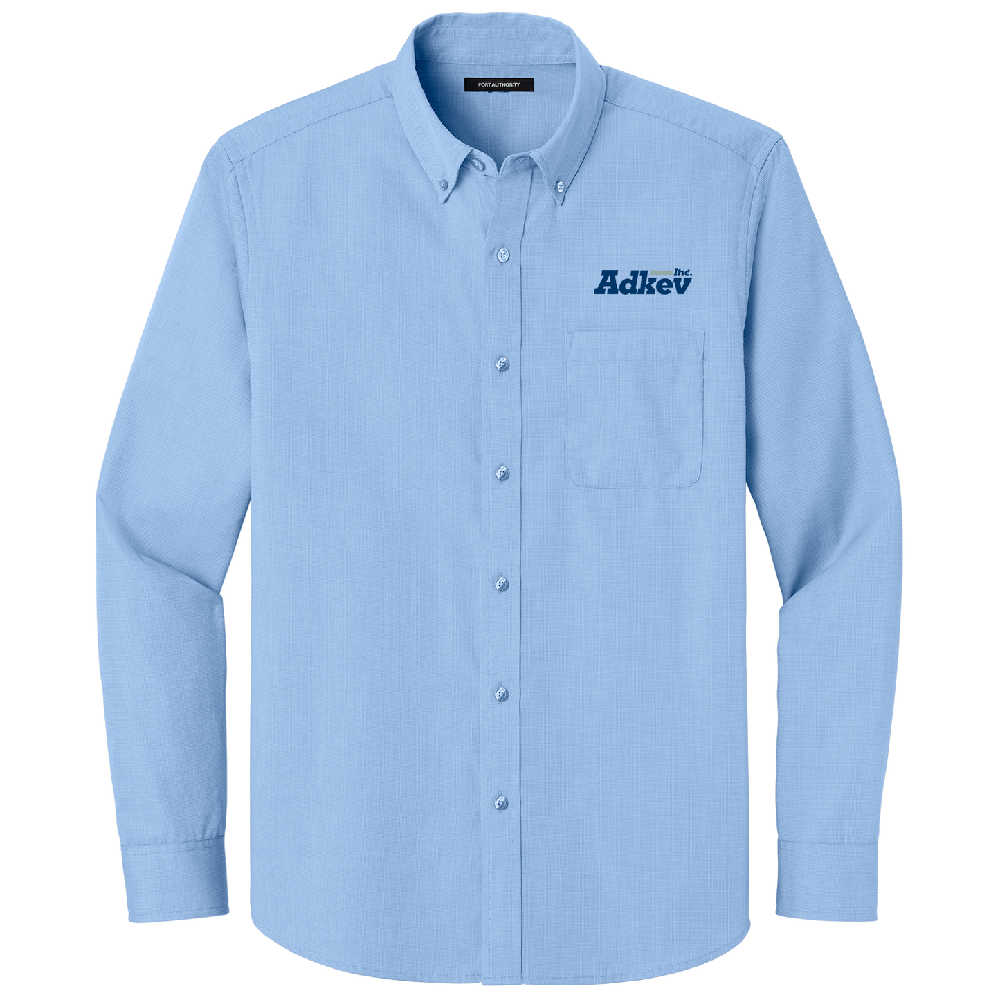Adkev Employee W816 Port Authority Long Sleeve Nailhead Easy Care Shirt