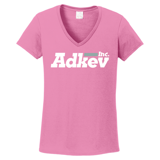 Adkev 5V00L Gildan Women's V-Neck T-Shirt