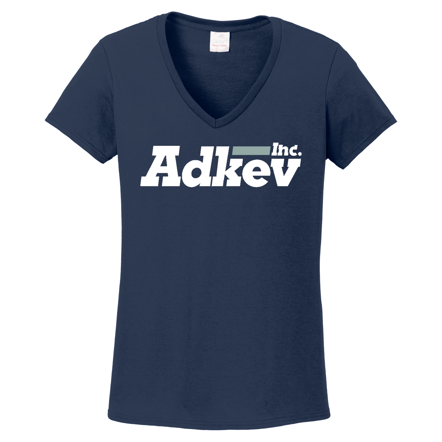 Adkev 5V00L Gildan Women's V-Neck T-Shirt