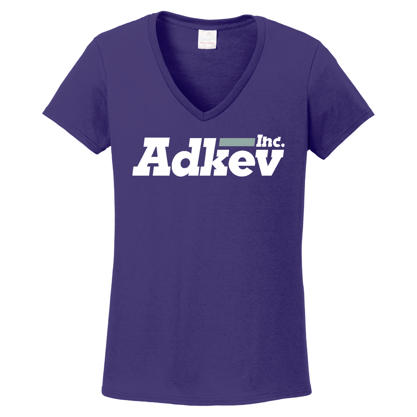 Adkev 5V00L Gildan Women's V-Neck T-Shirt