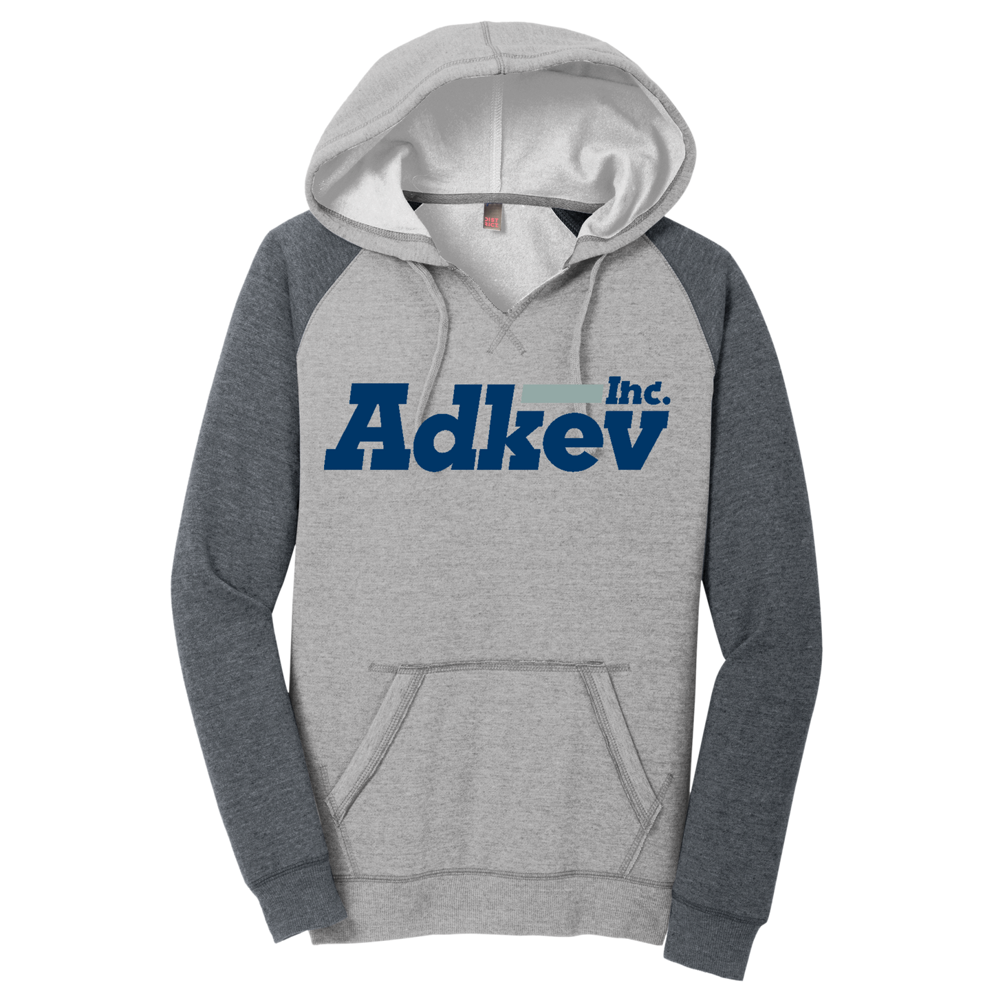 Adkev DT296 District Women's Lightweight Fleece Raglan Hoodie