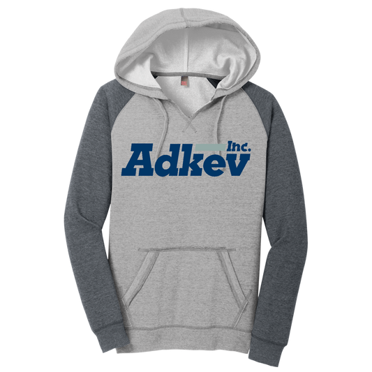 Adkev DT296 District Women's Lightweight Fleece Raglan Hoodie
