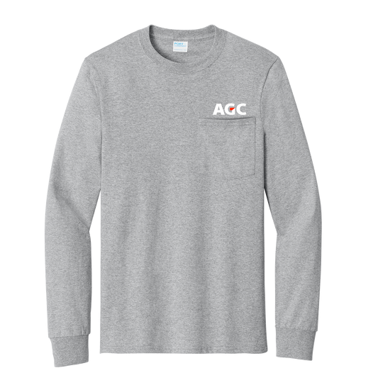 AGC PC61LSP Long Sleeve Pocket Tee