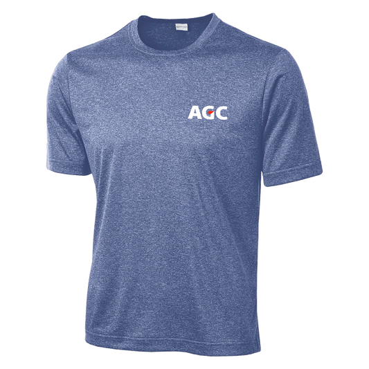 AGC ST360 Dry Fit Heathered Short Sleeve Tee