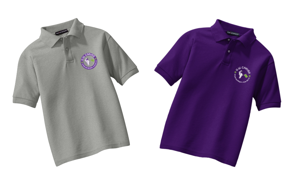GWC STEM Academy Embroidered Y500 Youth Polo - BUNDLE