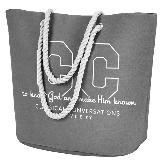 Classical Conversations Screen Printed BE256 Rope Tote