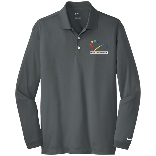 CLC 466364 Nike long sleeve dry fit polo