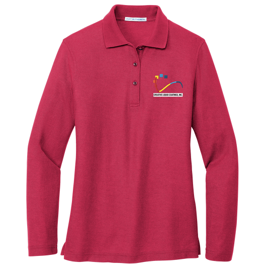 CLC L500LS Port Authority Ladies long sleeve polo