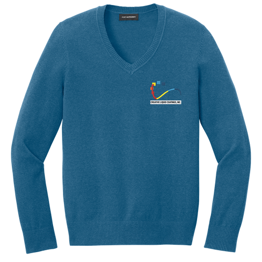 CLC LSW2850 Port Authority Ladies Vneck sweater