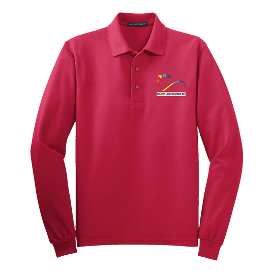 CLC K500LS Port Authority long sleeve polo