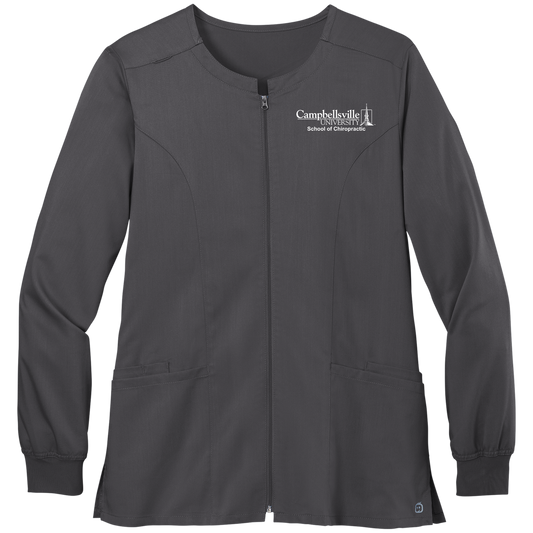 Campbellsville University Chiro EMB WW4088 Wonder Wink Ladies Scrub Jacket