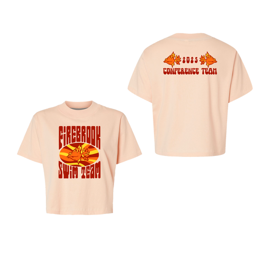 2025 CONFERENCE 3518 Ladies LAT Crop Tee
