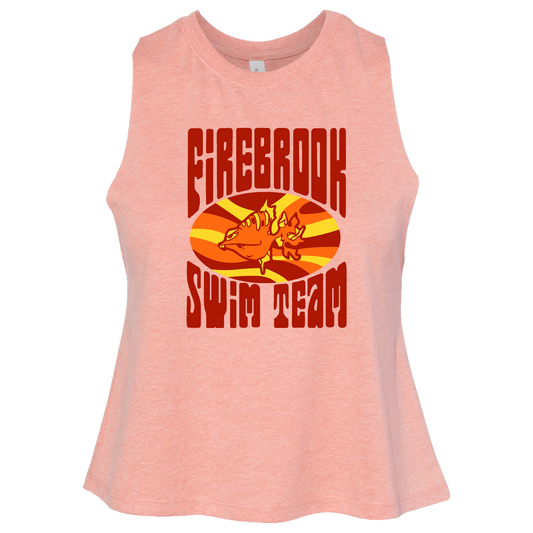 2025 CONFERENCE 6682 Ladies Crop Racerback Tank