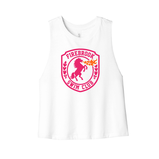 2026 CONFERENCE 6682 Ladies Racerback Cropped Tank Top