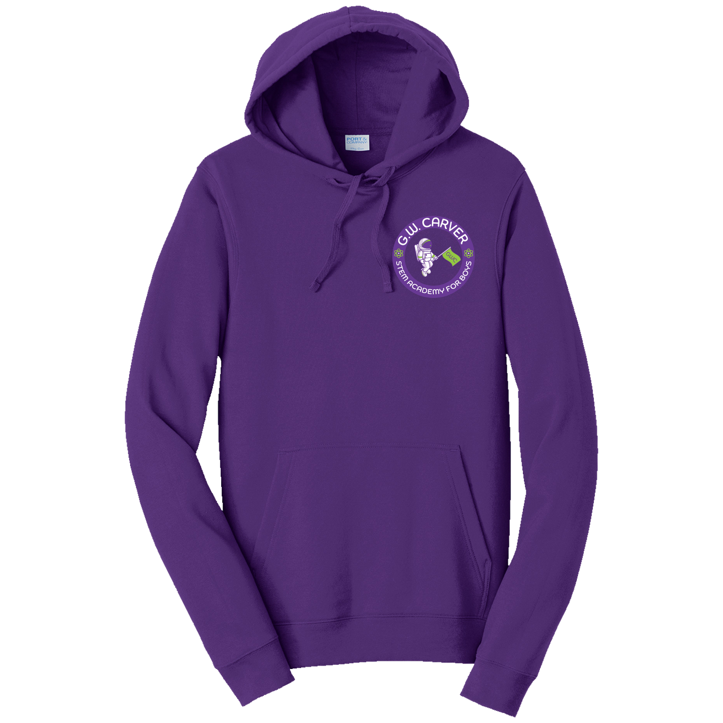 GWC STEM Academy Embroidered PC850H Adult Fleece Hoodie