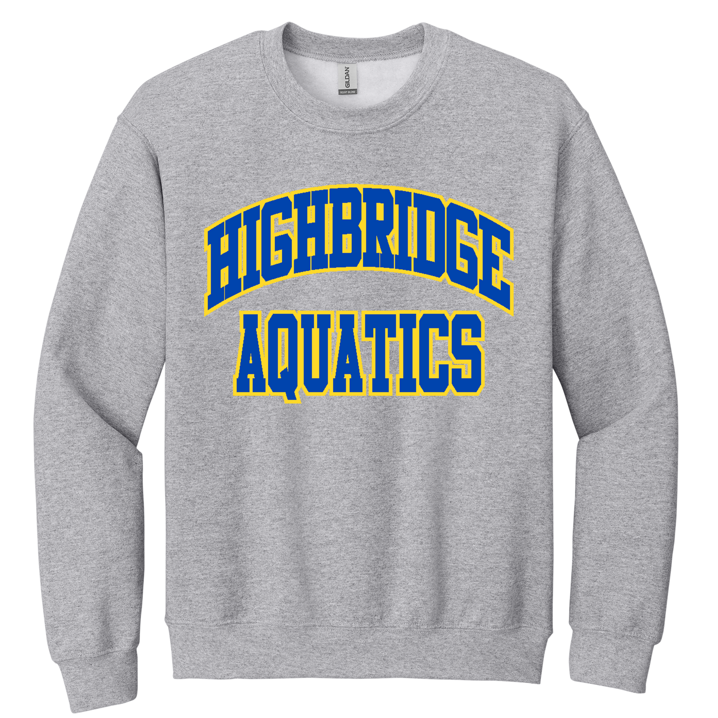 Highbridge Aquatics Screen Printed 18000B Youth Crewneck Sweatshirt