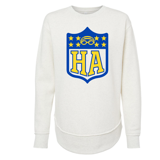 HBAQ 3525 Ladies Fleece Crewneck Sweatshirt
