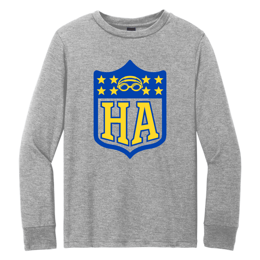 Highbridge Aquatics Screen Printed DT132Y Youth LS Tee