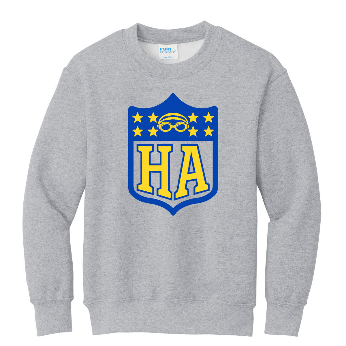 HBAQ PC78Y Port & Co Youth Crewneck Sweatshirt