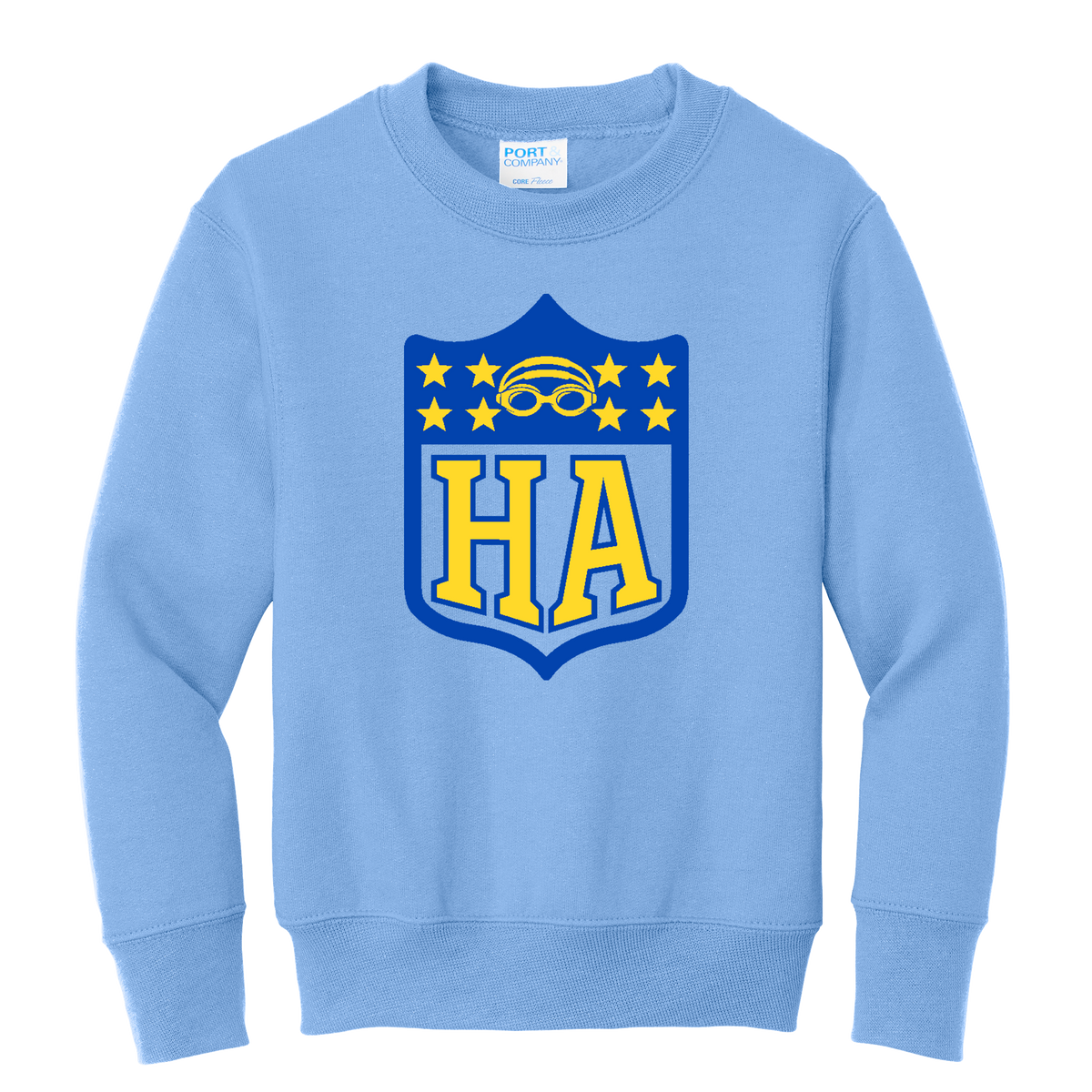 HBAQ PC78Y Port & Co Youth Crewneck Sweatshirt