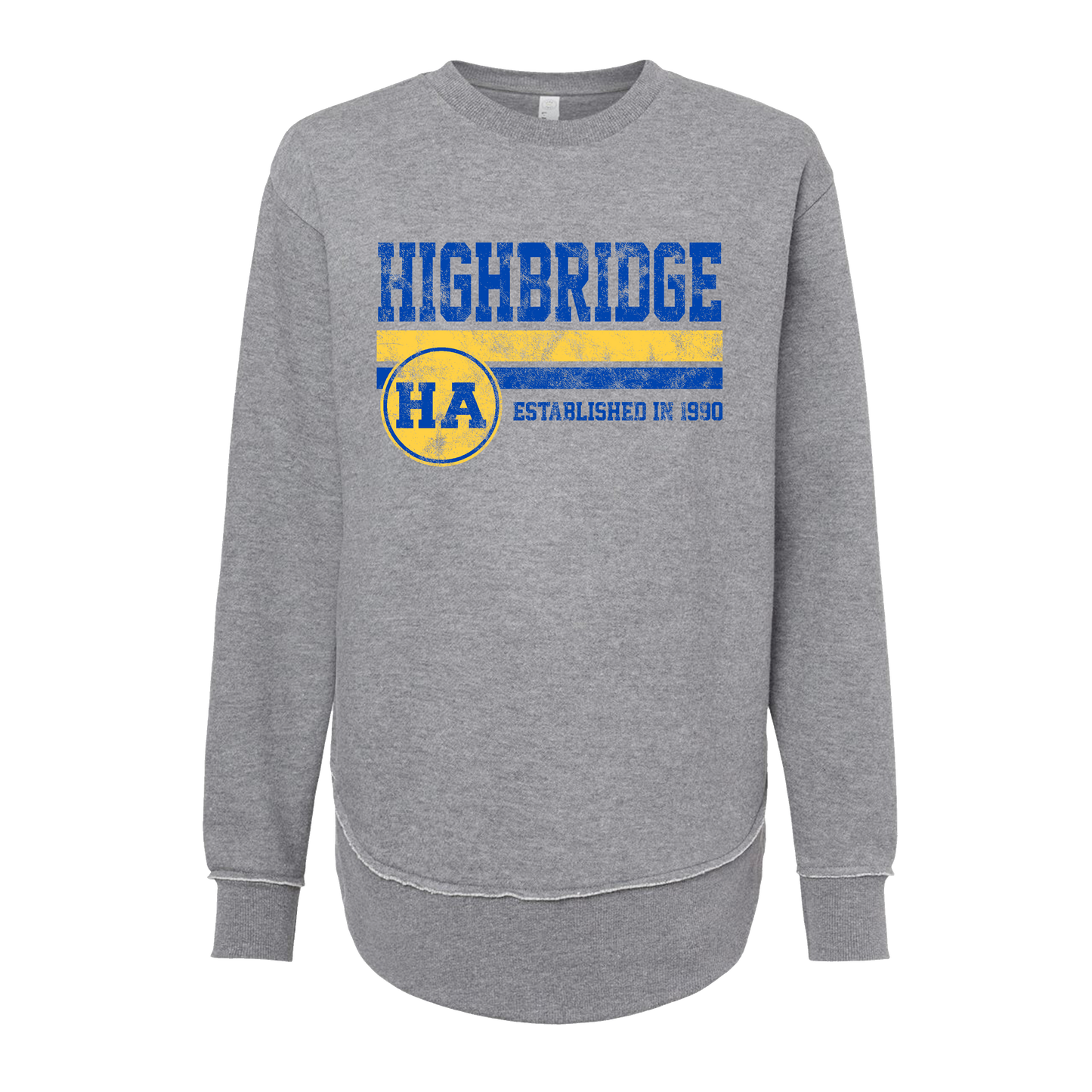 HBAQ 3525 Ladies Fleece Crewneck Sweatshirt