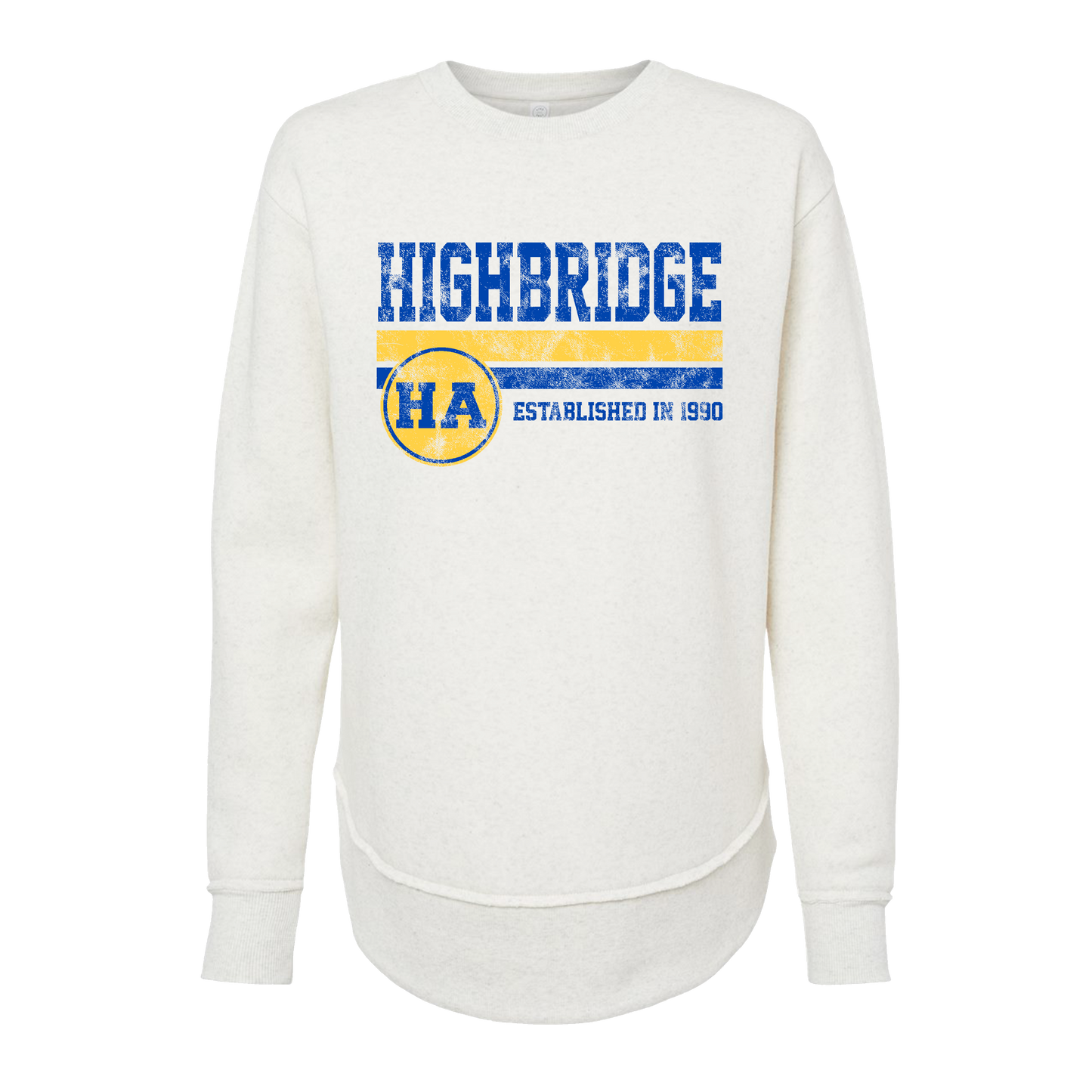 HBAQ 3525 Ladies Fleece Crewneck Sweatshirt