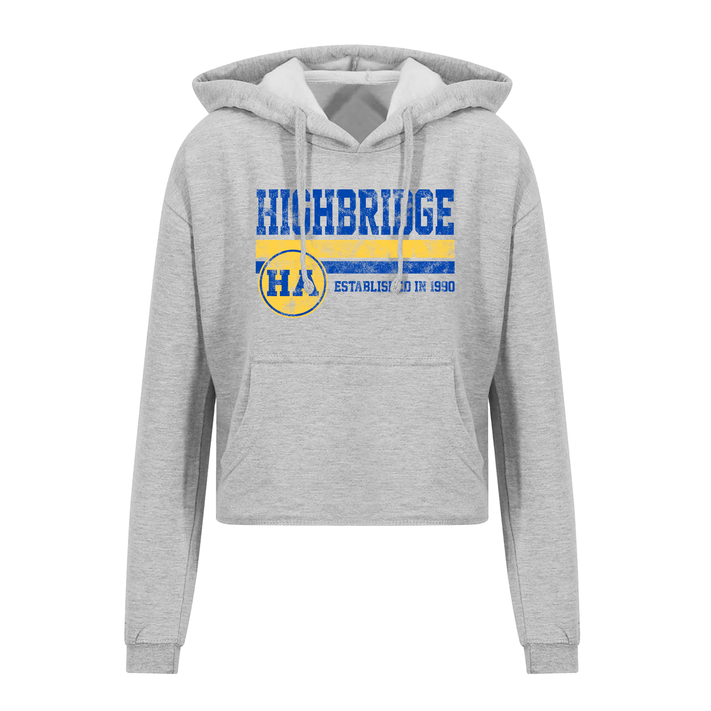 HBAQ JHA016 Ladies Crop Hoodie