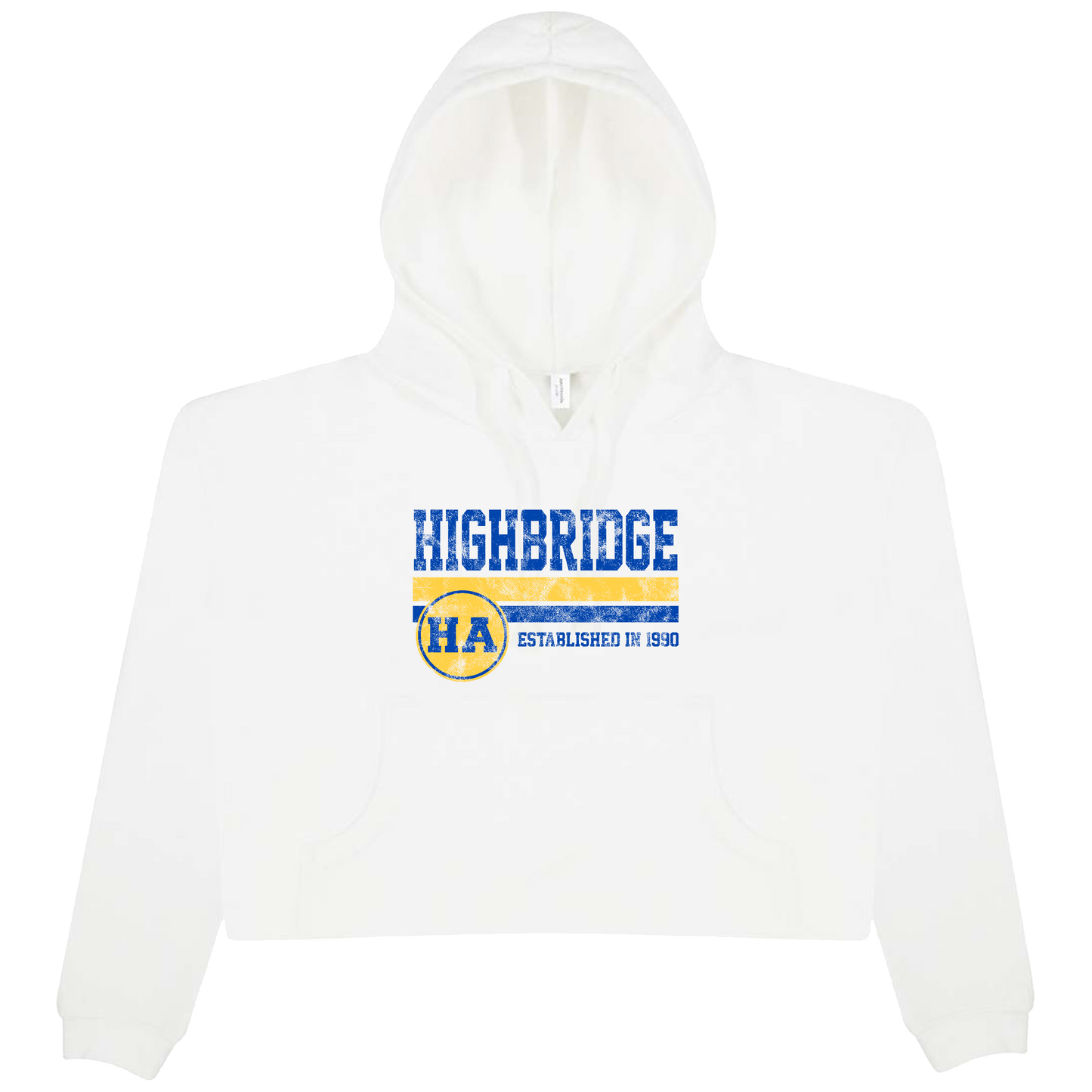 HBAQ JHA016 Ladies Crop Hoodie