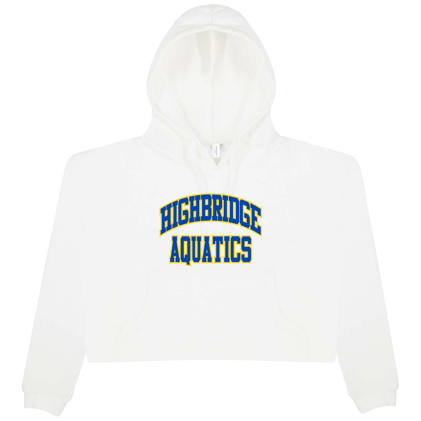 HBAQ JHA016 Ladies Crop Hoodie