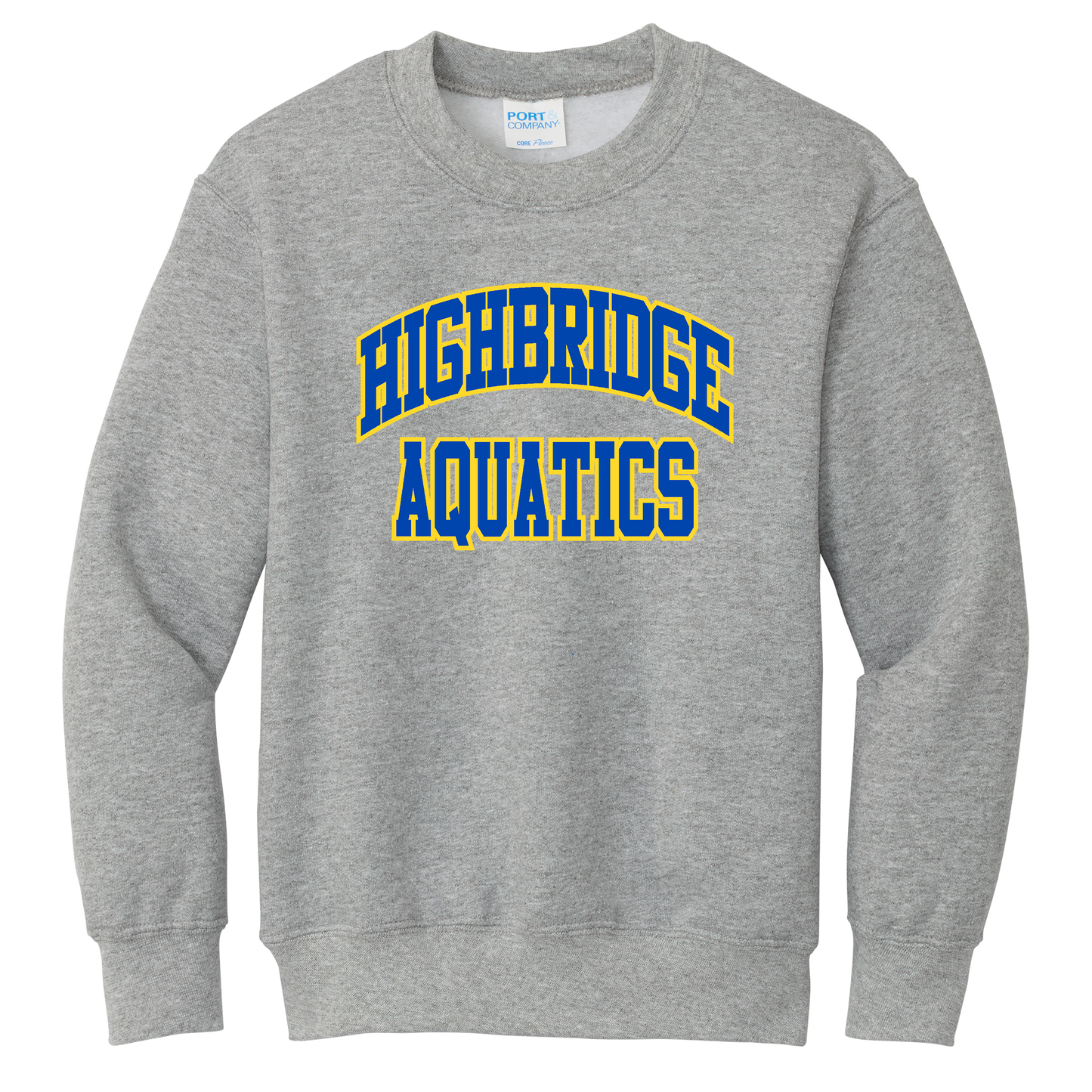 HBAQ PC90Y Port & Co Youth Crewneck Sweatshirt